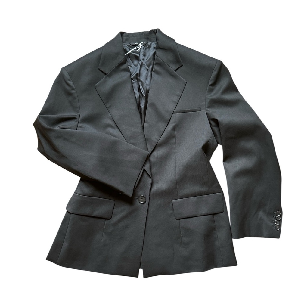 NWT COS Black Oversized Single-Breasted Blazer